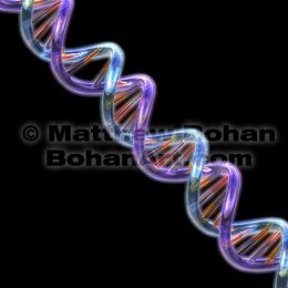 Glassy DNA (Lightwave3d) images and animation available for licensing